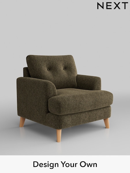 Cotswold Chenille/Dark Green Parker Buttoned Back (W42790) | £925