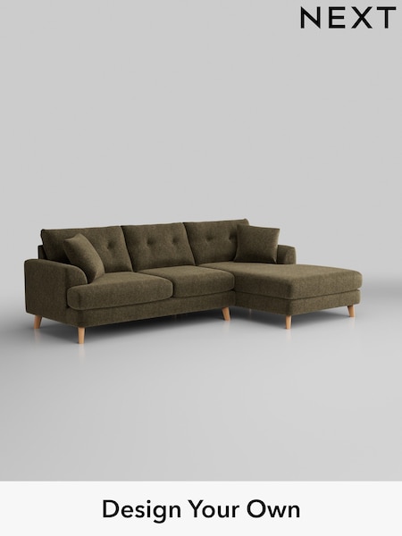 Cotswold Chenille/Dark Green Parker Buttoned Back (W42790) | £2,350