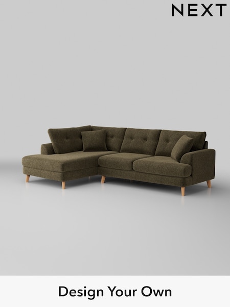 Cotswold Chenille/Dark Green Parker Buttoned Back (W42790) | £2,325
