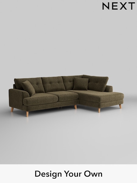 Cotswold Chenille/Dark Green Parker Buttoned Back (W42790) | £2,325