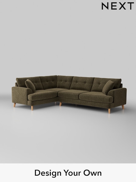 Cotswold Chenille/Dark Green Parker Buttoned Back (W42790) | £2,475