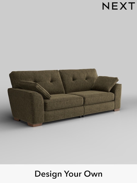 Cotswold Chenille/Dark Green Stamford Buttoned Back (W42798) | £1,399