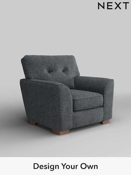 Cotswold Chenille/Dark Grey Stamford Buttoned Back (W42812) | £799