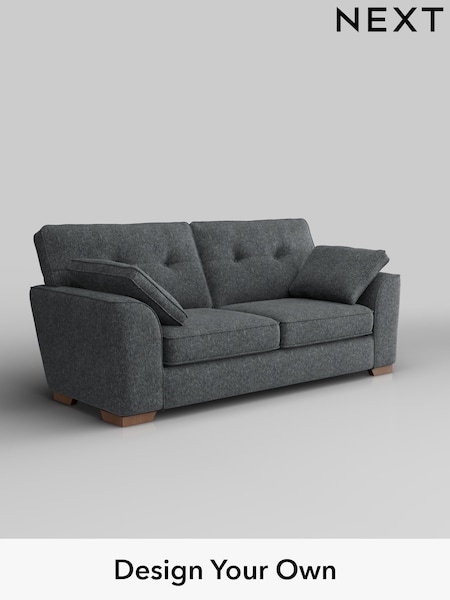 Cotswold Chenille/Dark Grey Stamford Buttoned Back (W42812) | £1,299