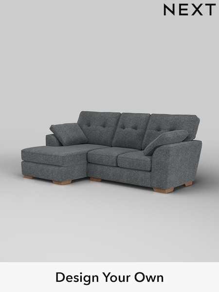 Cotswold Chenille/Dark Grey Stamford Buttoned Back (W42812) | £1,775