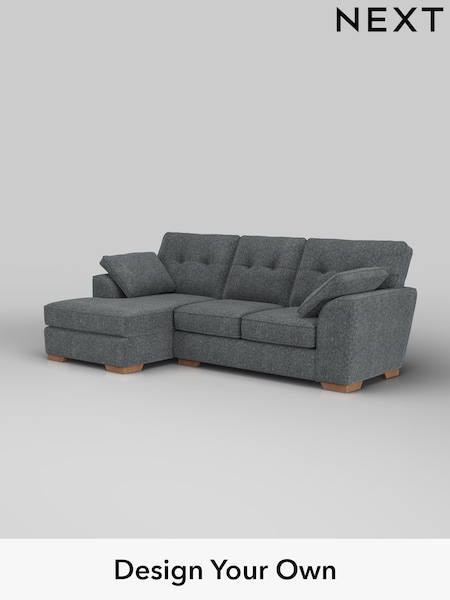 Cotswold Chenille/Dark Grey Stamford Buttoned Back (W42812) | £1,875