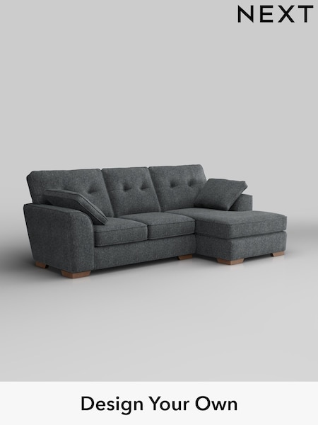 Cotswold Chenille/Dark Grey Stamford Buttoned Back (W42812) | £1,875