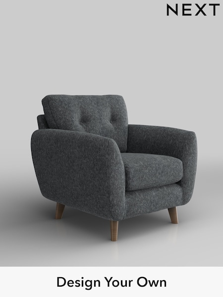 Cotswold Chenille/Dark Grey Wilson Buttoned Back (W42817) | £599