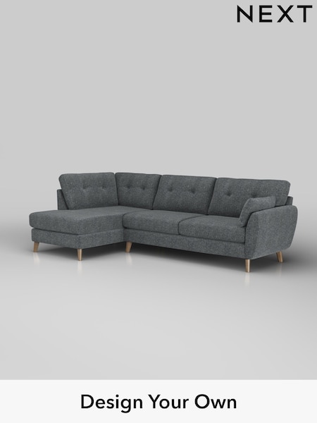 Cotswold Chenille/Dark Grey Wilson Buttoned Back (W42817) | £1,775
