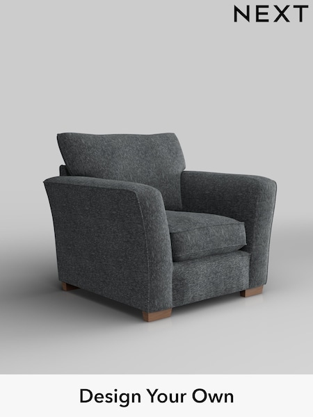 Cotswold Chenille/Dark Grey Heath Highback (W42819) | £750