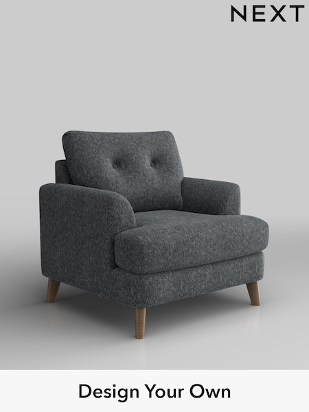 Cotswold Chenille/Dark Grey Parker Buttoned Back (W42822) | £925