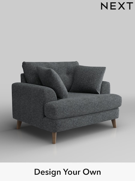 Cotswold Chenille/Dark Grey Parker Buttoned Back (W42822) | £1,025