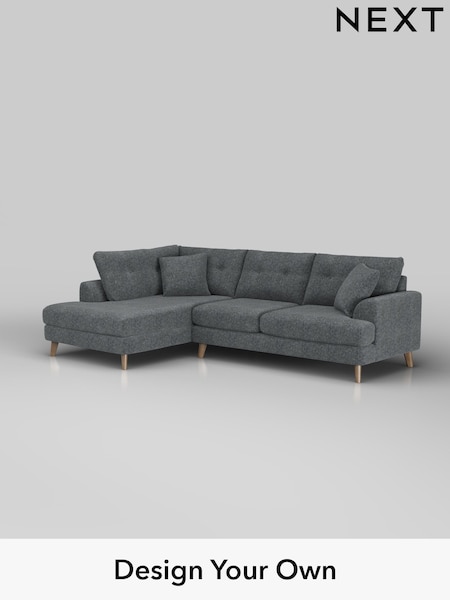 Cotswold Chenille/Dark Grey Parker Buttoned Back (W42822) | £2,325