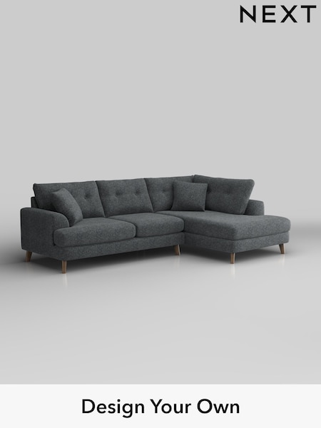 Cotswold Chenille/Dark Grey Parker Buttoned Back (W42822) | £2,325