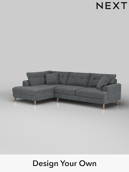 Cotswold Chenille/Dark Grey Parker Buttoned Back (W42822) | £2,425