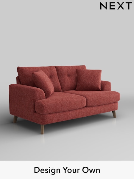 Cotswold Chenille/Dark Terracotta Orange Parker Buttoned Back (W42834) | £1,325