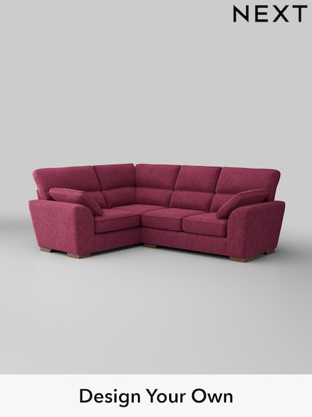 Cotswold Chenille/Dark Raspberry Pink Stamford Highback (W42835) | £2,150