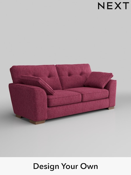 Cotswold Chenille/Dark Raspberry Pink Stamford Buttoned Back (W42836) | £1,299