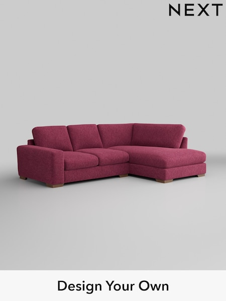 Cotswold Chenille/Dark Raspberry Pink Houghton Deep Relaxed Sit (W42837) | £2,150
