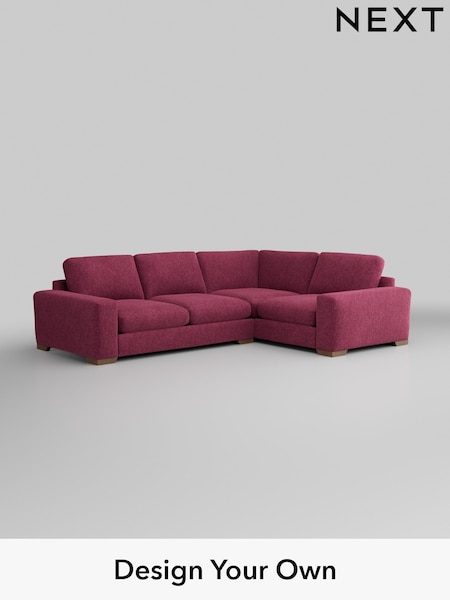 Cotswold Chenille/Dark Raspberry Pink Houghton Deep Relaxed Sit (W42837) | £2,625