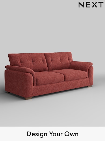 Cotswold Chenille/Dark Terracotta Orange Hayden Buttoned Back (W42849) | £1,325