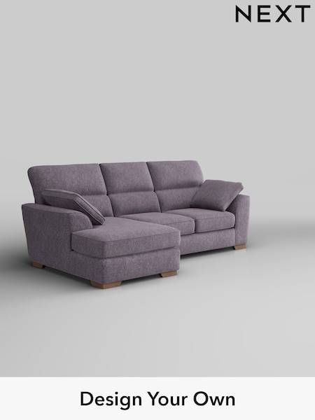 Cotswold Chenille/Light Lilac Purple Stamford Highback (W42860) | £1,875