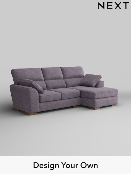 Cotswold Chenille/Light Lilac Purple Stamford Highback (W42860) | £1,875