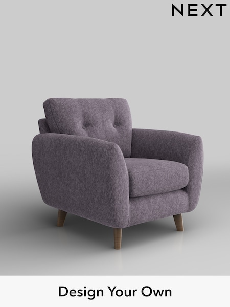 Cotswold Chenille/Light Lilac Purple Wilson Buttoned Back (W42861) | £599