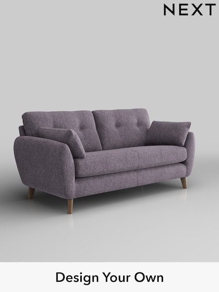 Cotswold Chenille/Light Lilac Purple Wilson Buttoned Back (W42861) | £1,050