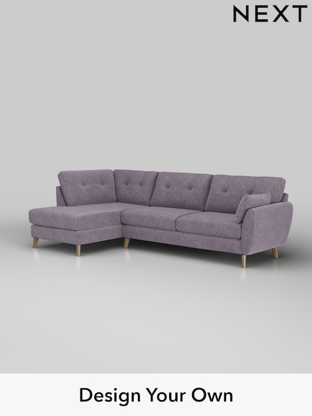 Cotswold Chenille/Light Lilac Purple Wilson Buttoned Back (W42861) | £1,775