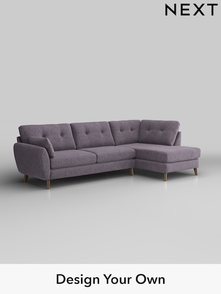 Cotswold Chenille/Light Lilac Purple Wilson Buttoned Back (W42861) | £1,775