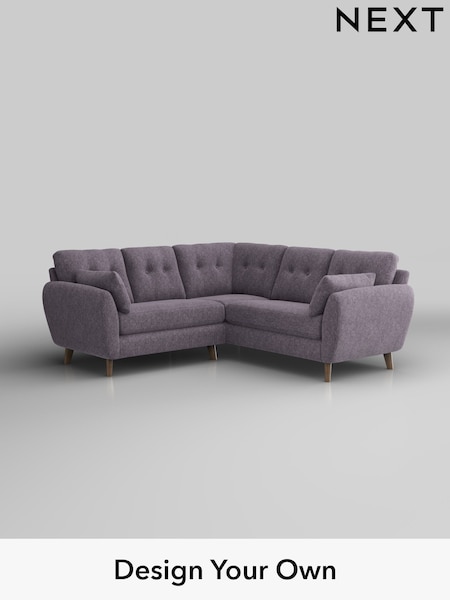 Cotswold Chenille/Light Lilac Purple Wilson Buttoned Back (W42861) | £1,650