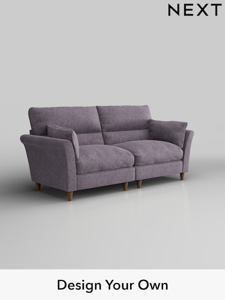 Cotswold Chenille/Light Lilac Purple Hartley Highback Relaxed Sit (W42862) | £1,425