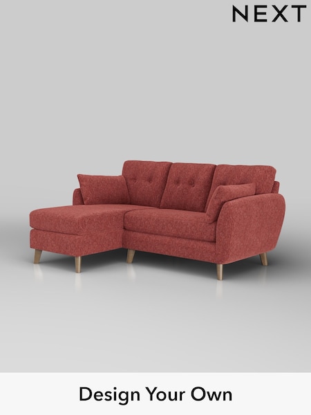 Cotswold Chenille/Dark Terracotta Orange Wilson Buttoned Back (W42867) | £1,575