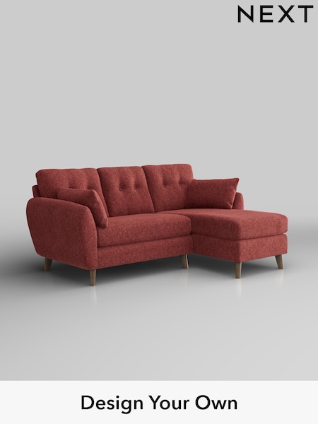 Cotswold Chenille/Dark Terracotta Orange Wilson Buttoned Back (W42867) | £1,575