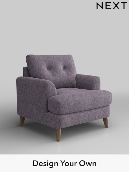 Cotswold Chenille/Light Lilac Purple Parker Buttoned Back (W42869) | £925