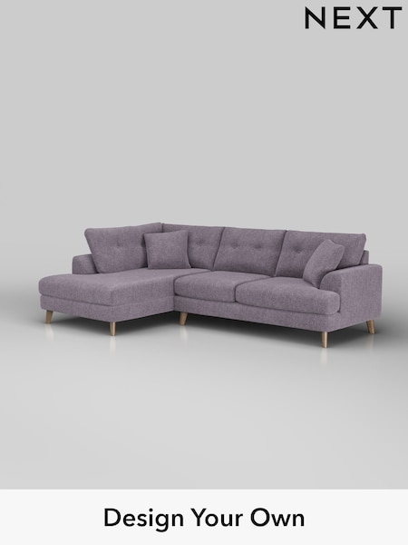 Cotswold Chenille/Light Lilac Purple Parker Buttoned Back (W42869) | £2,325