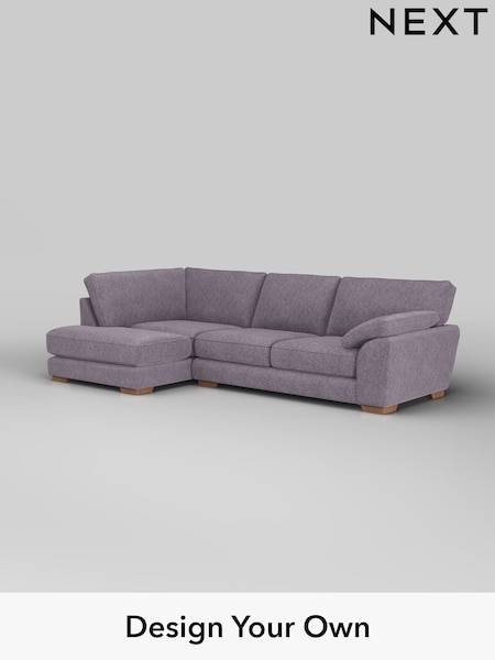 Cotswold Chenille/Light Lilac Purple Stamford Grand Relaxed Sit (W42872) | £2,525