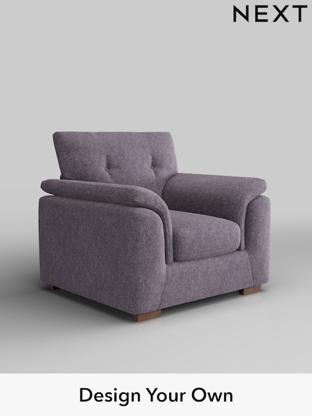 Cotswold Chenille/Light Lilac Purple Hayden Buttoned Back (W42874) | £750