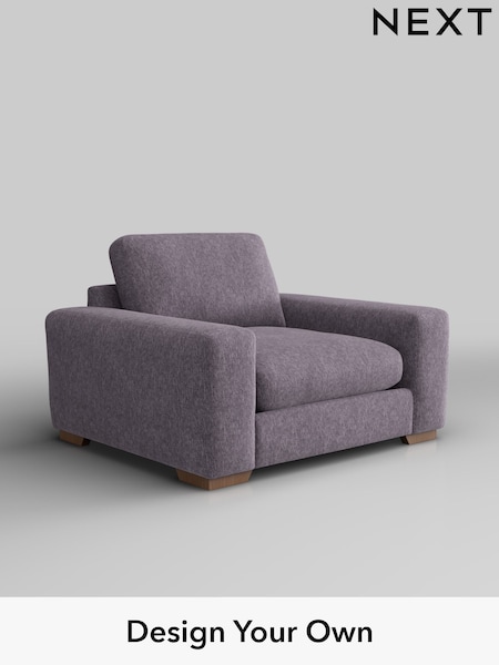 Cotswold Chenille/Light Lilac Purple Houghton Deep Relaxed Sit (W42875) | £1,025