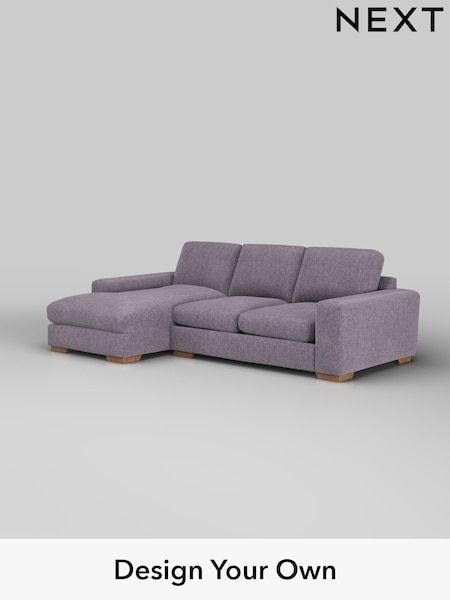 Cotswold Chenille/Light Lilac Purple Houghton Deep Relaxed Sit (W42875) | £2,125