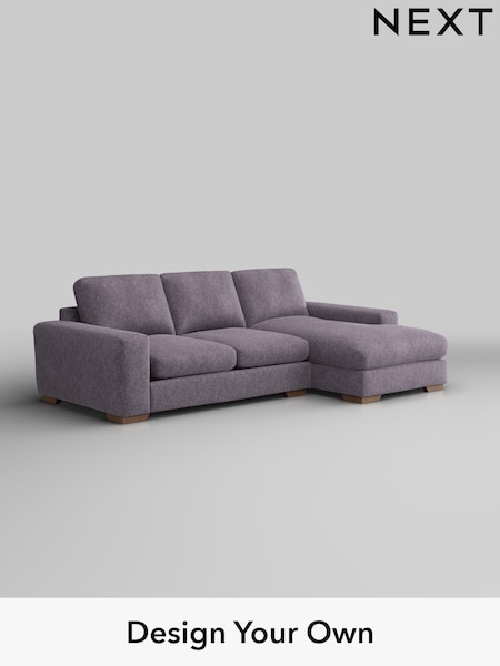 Cotswold Chenille/Light Lilac Purple Houghton Deep Relaxed Sit (W42875) | £2,125