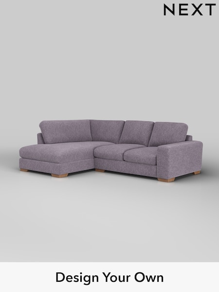 Cotswold Chenille/Light Lilac Purple Houghton Deep Relaxed Sit (W42875) | £2,150