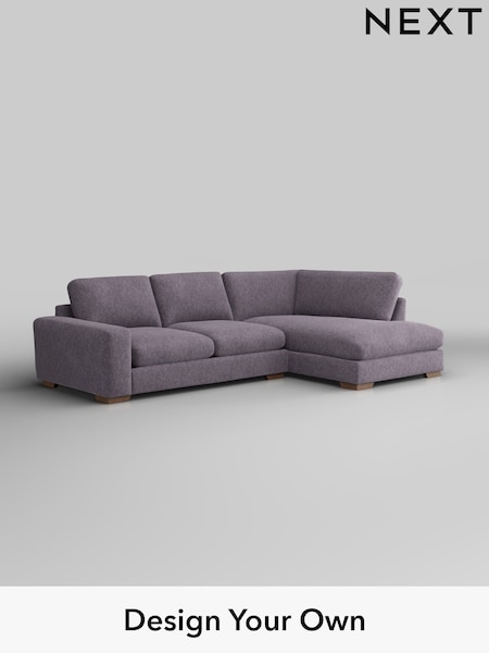 Cotswold Chenille/Light Lilac Purple Houghton Deep Relaxed Sit (W42875) | £2,250