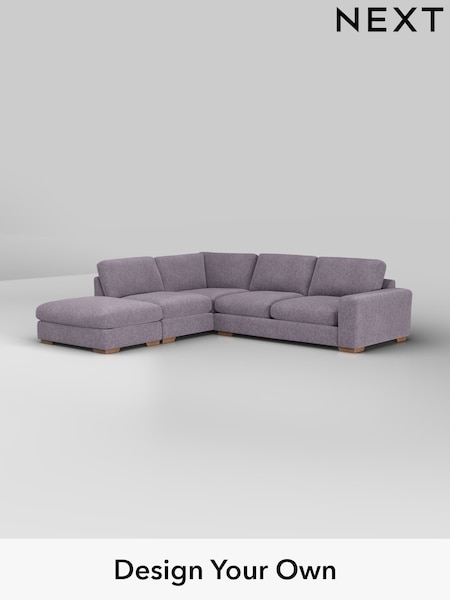 Cotswold Chenille/Light Lilac Purple Houghton Deep Relaxed Sit (W42875) | £2,675
