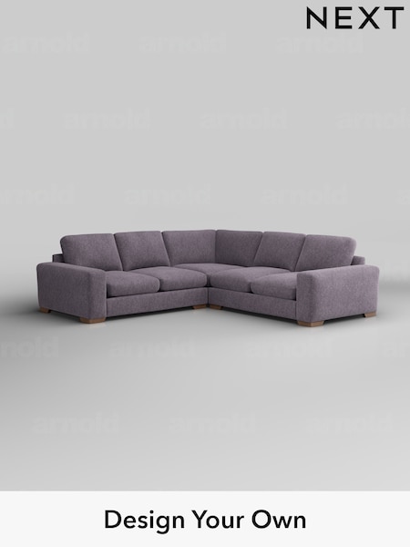 Cotswold Chenille/Light Lilac Purple Houghton Deep Relaxed Sit (W42875) | £2,825