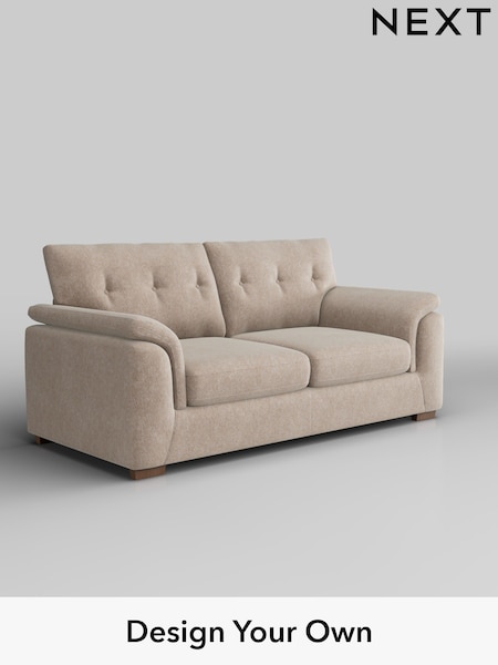 Cotswold Chenille/Light Natural Hayden Buttoned Back (W42878) | £1,225