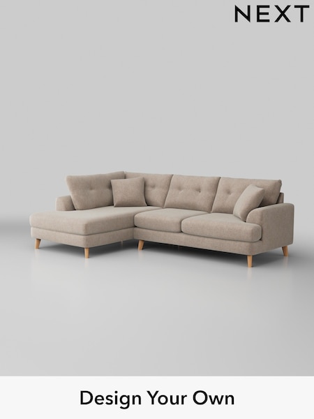 Cotswold Chenille/Light Natural Parker Buttoned Back (W42882) | £2,325