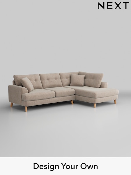 Cotswold Chenille/Light Natural Parker Buttoned Back (W42882) | £2,325