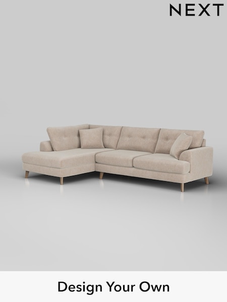 Cotswold Chenille/Light Natural Parker Buttoned Back (W42882) | £2,425